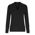 thumbnail image 1 of Aqestyerly Cardigans Tricotés pour Femmes Mode Femmes Décontracté Col en V Manches Longues Chandail Blouse Chandail Hauts, 1 of 4