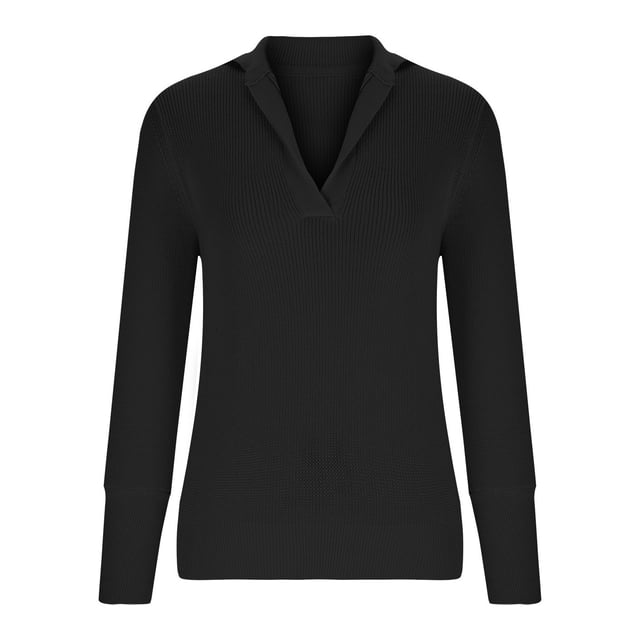 Aqestyerly Cardigans Tricotés pour Femmes Mode Femmes Décontracté Col en V Manches Longues Chandail Blouse Chandail Hauts