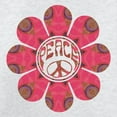 thumbnail image 3 of CafePress - Peace Flower Affection Sweatshirt - Crew Neck Sweatshirt, 3 of 4