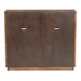 thumbnail image 4 of HomeRoots 396329 42 in. Walnut Wood Accent Cabinet with Three Shelves & Two Drawers, 4 of 5