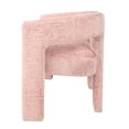 thumbnail image 4 of Jofran Gwen Modern Luxury Jacquard Fabric Upholstered Sculpture Bench, 4 of 7