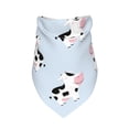 thumbnail image 3 of Bingfone Cute Farm Cow-Washable Dog Scarf Triangle Adjustable Puppy Bandana Bib Handkerchief For Medium Large Dog Cat, 3 of 9