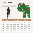 thumbnail image 6 of Bingfone Womens Pajama Sets Cute Santa Print,Long Sleeve Loungewear Pajamas Set-Small, 6 of 9