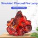 thumbnail image 2 of Charcoal Led Lamp Artificial Led Fireplace Realistic Wood Wood Glowing Burning Flame Flameless Fireplace Light For Decor Home, 2 of 5