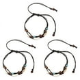thumbnail image 1 of 3X Boho Tobilleras de Piedra de Concha de Mar Natural para Mujer Pulsera de Tobillo de Madera con Cuentas en la Pierna Cadena de Pie Cera Tobillera Tobillera Joyería de Playa, 1 of 5
