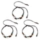 thumbnail image 1 of 3X Boho Tobilleras de Piedra de Concha de Mar Natural para Mujer Pulsera de Tobillo de Madera con Cuentas en la Pierna Cadena de Pie Cera Tobillera Tobillera Joyería de Playa, 1 of 5