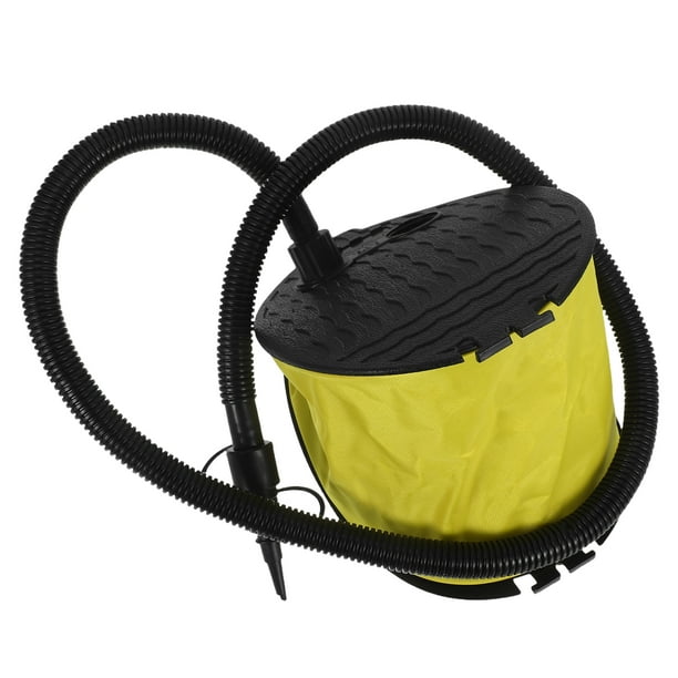 FELTECHELECTR Inflador de pie con fuelle para acampar, dormir, cama de aire, pelota de yoga, colchón