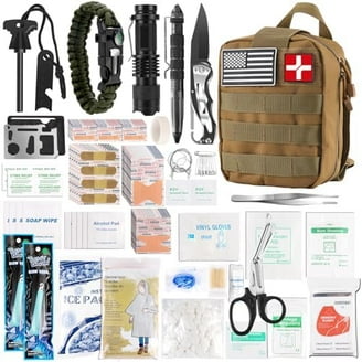 Survival Kit, 262Pcs Survival Gear and Supplies with First Aid Kit