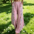 thumbnail image 1 of TaTaai Women's Fashion Print High Waist Loose Tapered Knife Pants Casual Wide Leg Lantern Long Trousers for Spring Summer Gift, 1 of 6