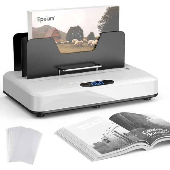 Thermal Binding Machine, No Preheat Time Heat Binding Device with 20PCS Covers