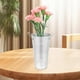 thumbnail image 4 of Rustic Flower Bucket Silver Iron Decorative Flower Vase for Storage Use, 4 of 4