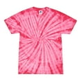 thumbnail image 2 of Colortone Tie Dye T-Shirts Spider Multi Colors Juniors Cotton, 2 of 4