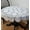 White, variant on Round Crochet Table Cloth Handmade Lace Tablecloth Vintage Hand Tablecloth Crochet White Beige Color