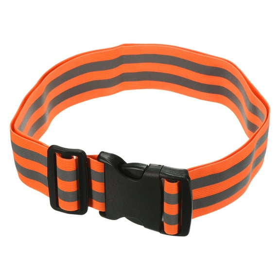 Uxcell Reflective Belt Bands 2 Inch Strip High Visibility Reflective Running Gear for Cycling Running Orange 1 Pack