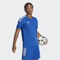 thumbnail image 4 of Camiseta adidas Tiro 23 para Hombre Ajuste Slim Azul Talle S, 4 of 8