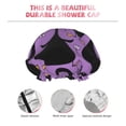 thumbnail image 5 of Balery Funny Goose Shower Caps, Double Layer Waterproof Shower Cap, Double Layers Reusable Shower Cap With Soft Comfortable For Long Thick Hair Soft Bath Shower Hair Caps, 5 of 9