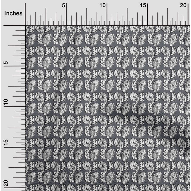 oneOone Polyester Lycra Fabric Abstract Block Print Fabric BTY 56 Inch Wide