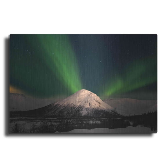 Luxe Metal Art 'Northern Lights 7' by Luxe Portfolio, Metal Wall Art, 36"x24"
