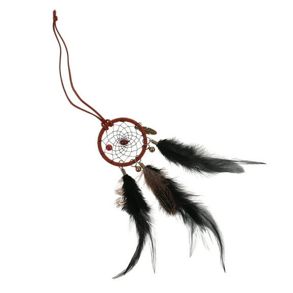 Masteelf Creative Dream Catcher for Car Rear View Mirror Hanging Accessories Made of Iron and Plume Multi Color