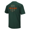 thumbnail image 3 of Men's Colosseum Green Miami Hurricanes OHT Military Appreciation T-Shirt, 3 of 4