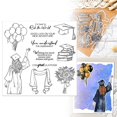 thumbnail image 2 of Graduation Season Balloon Flowers Girls Greetings Clear Metal Cutting Dies Set For Card Making & DIY Scrapbooking, 2 of 9