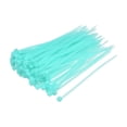 thumbnail image 5 of Uxcell 300pcs Cable Zip Ties Plastic Self-Locking Nylon Tie Cables Wrap Sky Blue 100mm x 2.5mm, 5 of 5