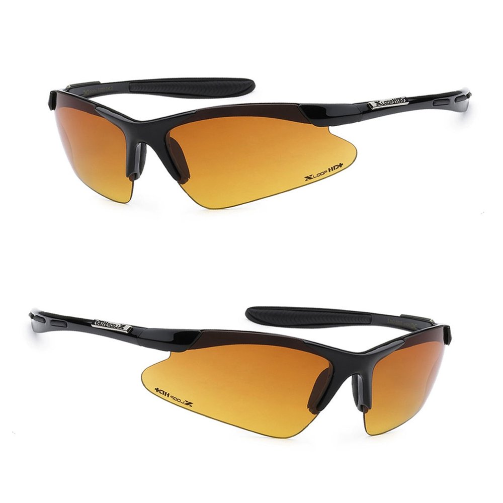 HD Driving Wrap Sunglasses Golf Vision Blue Blocker Lens High