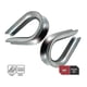 thumbnail image 4 of Industrial|heart Lug M5 |galvanized Steel Cable Protector| Diameter Steelcable 5mm |pack 25, 4 of 5