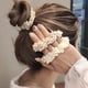 thumbnail image 4 of Laklulu Banda para el Cabello con Perlas Rollo elástico para el Cabello Banda elástica para el Cabello Cuerda para el Cabello con Cuentas Accesorios para el Cabello para Mujeres y niñas, 4 of 5