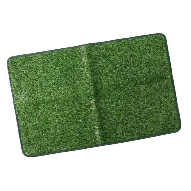 Dog Potty Training Mat, Super Absorbent Large Size Prevent Slip Washable Artificial Grass Dog Pee Pad for Indoor