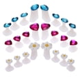 thumbnail image 1 of Opolski Pack Of 8 Flower Round Heart Silicone Toe Separators Divider Spacers Nail Art Tool, 1 of 8