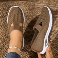 thumbnail image 6 of CHENge Women's Orthopedic Sneakers Hollow Mesh Shoes Fashion Hand Stitching Lightweight Breathe Arch Support Non- Casual Walking Shoes, 6 of 9