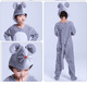 thumbnail image 4 of Disfraz de gato y ratón pequeño para niño y niña, disfraz de dibujos animados, traje gris de manga corta, divertido, para Halloween y carnaval, 4 of 5