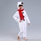 thumbnail image 5 of Traje de muñeco de nieve navideño para niños, mono con bufanda y sombrero, disfraz de cosplay (120 cm), 5 of 7