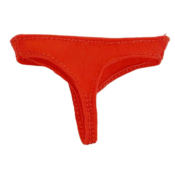 1:6 Scale Women Panty Handmade Lingerie Carefully Stitched Underwear for  Costume 12 Inches Action Figure Accessory Red