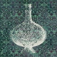 thumbnail image 3 of Burghardt, James 20x20 Black Modern Framed Museum Art Print Titled - Patterned Bottles IV, 3 of 5