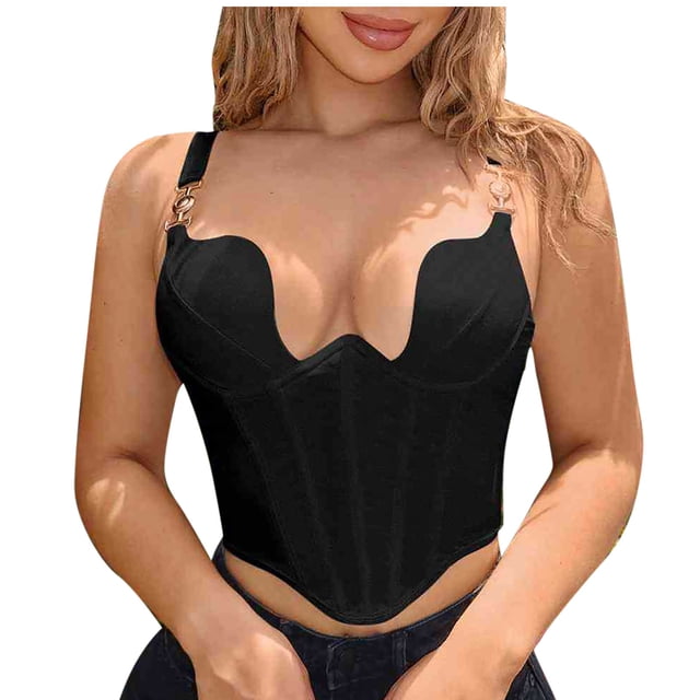 Birdeem Womens Solid Color Lace Suspender Wrapped Around Chest Waist and Backless Bra with Transparent Mesh and Zipper Closure