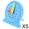 thumbnail image 1 of Reloj Didáctico de Plástico Baoblaze Rompecabezas de Números y Tiempo 5 piezas, 1 of 8