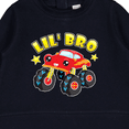 thumbnail image 3 of Inktastic Monster Truck Little Bro Baby Sweatshirt, 3 of 4