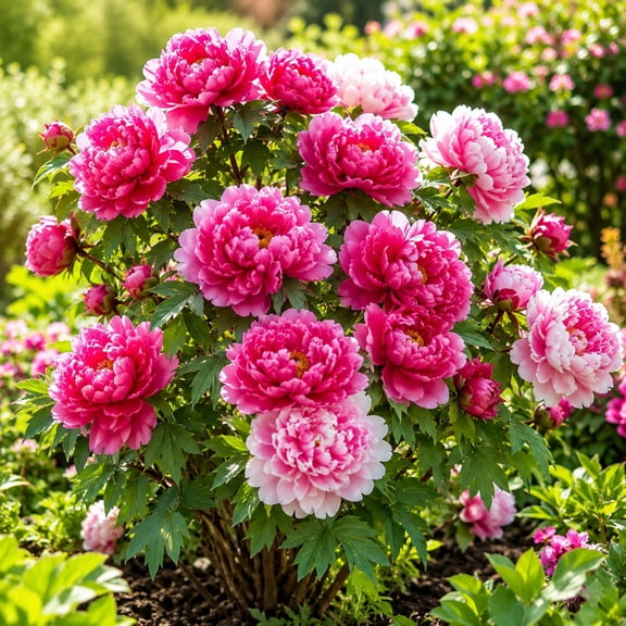 Peony, Garden All Year, Easy Grow, Excellent Display, Ideal for Beds Borders, Plant Pots & Planters