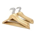 thumbnail image 2 of Cedar Elements - Cintres en Bois pour Bébé/tout-Petit/enfant (Lot de 12) pour Vêtements d'Enfants NB-4T; Parfaits pour les Organisateurs de Nurserie et le Rangement de Garde-Robe (Cintres pour Enfants 4T-10, Bois Naturel), 2 of 5