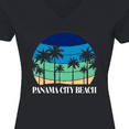 thumbnail image 4 of Inktastic Panama City Beach Vacation Women's V-Neck T-Shirt, 4 of 5