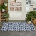 thumbnail image 4 of Nourison Aloha Indoor/Outdoor Blue 2'8" x 4' Area Rug (3x4), 4 of 8