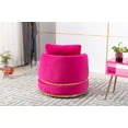 thumbnail image 5 of CAROCC Modern Akili Swivel Accent Chair Barrel Chair for Hotel Living Room Modern Leisure Chair, 5 of 8