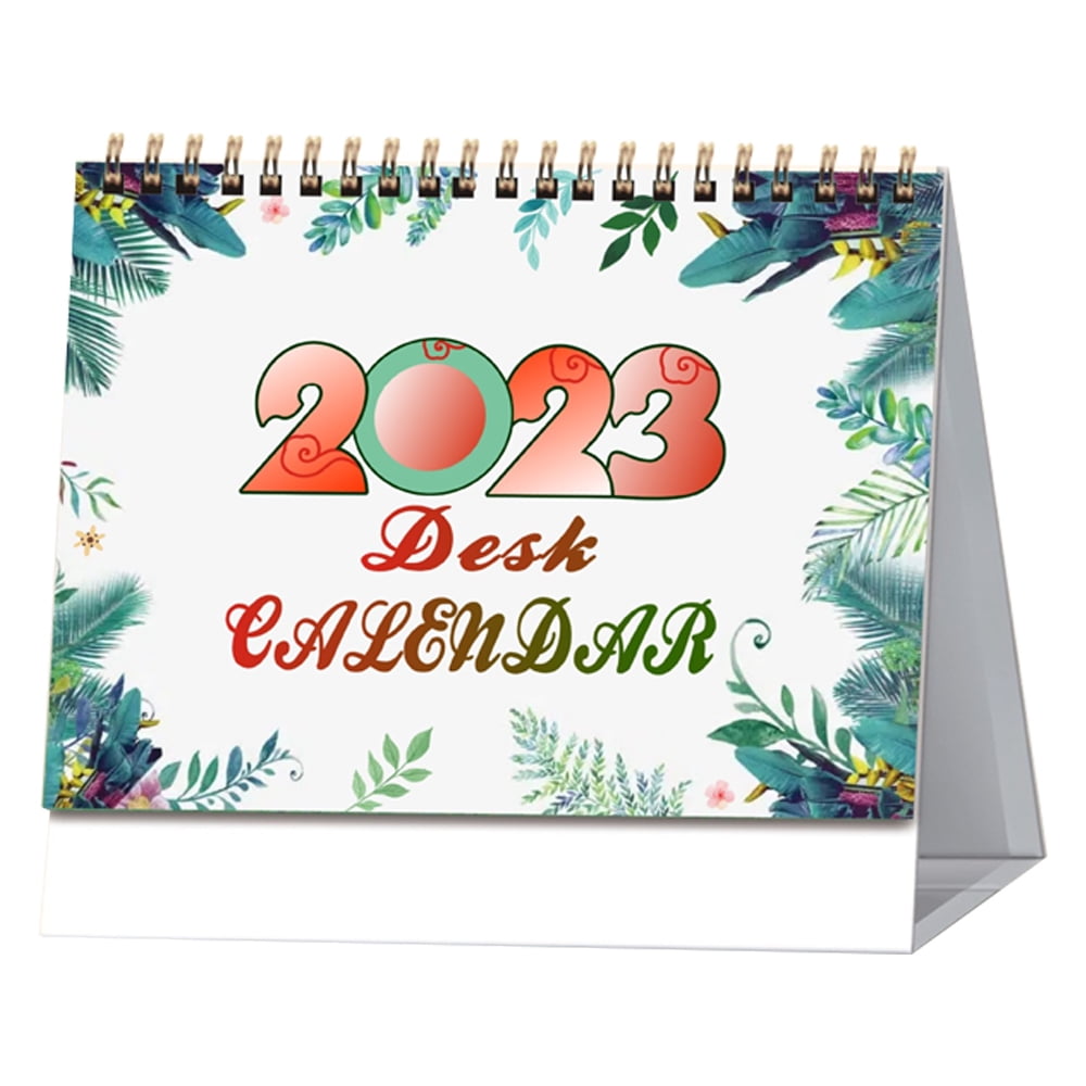 Small Desk Calendar 2023 , Use to December 2023, Standing Desk Calendar