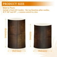 thumbnail image 6 of Yayeee Flameless Candles with Remote Flickering Battery Operated Multi Color Changing, Wood Grain, 6 of 7