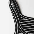 thumbnail image 6 of WAYUTE Womens Tank Tops Striped Sleeveless Casual Camisole for Daily Wear Layering Comfort Soft Stretch Fit Summer Basic Top, 6 of 7