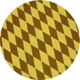 thumbnail image 1 of Ahgly Company Machine Washable Indoor Round Transitional Mahogany Brown Area Rugs, 6' Round, 1 of 7