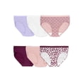 thumbnail image 6 of Fruit of the Loom Women's Cotton Hipster Underwear, 6-Pack, 6 of 8