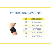 Breg Tennis Elbow Strap - Best Elbow Brace for Tendonitis & Pain Relief